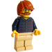 LEGO Man with Plaid Shirt Minifigure