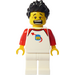 LEGO Mand med Rumfart Hoved TShirt Minifigur