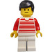 LEGO Mann mit Striped Hemd Minifigur