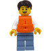 LEGO Man with Striped Top Minifigure