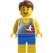 LEGO Man mit Surfing Tanktop Minifigur