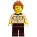 LEGO Man mit Tan Shirt Minifigur