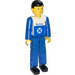 LEGO Man with White Top with Technic Logo Technic Figure