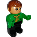 LEGO Man mit Gelb Schal Duplo Abbildung