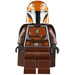 LEGO Mandalorian Tribe Warrior con Naranja oscuro Casco Minifigura