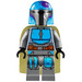 LEGO Mandalorian Warrior met Dark Azure Helm minifiguur