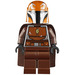 LEGO Mandalorian Warrior met Dark Oranje Helm minifiguur