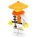 LEGO Mannequin with Orange Hat and Scarf Minifigure
