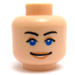 LEGO Marion Ravenwood Head with Scared / Smiling Pattern (Safety Stud) (3626 / 62718)