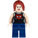 LEGO Mary Jane with Spiderman Face in Heart Minifigure