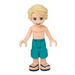 LEGO Mason met Turquoise Cargo Pants Minifiguur