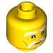 LEGO Master Wu Minifigure Head (Recessed Solid Stud) (3626 / 34658)