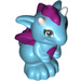 LEGO Mittleres Azure Baby Drachen mit Dark Pink (Miku) (21388)