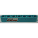LEGO Medium azuurblauw Balk 7 met &#039;As Balk&#039; Sticker (32524)