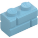 LEGO Medium Azure Brick 1 x 2 with Embossed Bricks (98283)