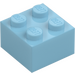 LEGO Medium azuurblauw Steen 2 x 2 (3003 / 6223)