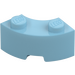 LEGO Medium Azure Brick 2 x 2 Round Corner with Stud Notch and Reinforced Underside (85080)