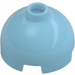 LEGO Medium Azure Brick 2 x 2 Round with Dome Top (with Axle Holder) (3262 / 30367)