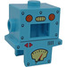 LEGO Medium Azure Cardboard Robot Costume Head Cover with Rivets and Gauges