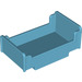 LEGO Medium azuurblauw Duplo Bed 3 x 5 x 1.66 (4895 / 76338)