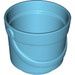 LEGO Medium Azure Duplo Bucket with Fixed Handle (5490 / 82562)