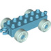 LEGO Duplo Mittleres Azure Duplo Chassis 2 x 6 (14639)