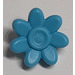 LEGO Mittleres Azure Blume mit 7 Blütenblätter mit Klein Pin