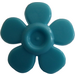 LEGO Medium Azure Flower with Smooth Petals with Small Pin (93080)