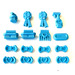 LEGO Mittleres Azure Friends Tier Zubehör (92355 / 96392)