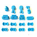 LEGO Medium azuurblauw Friends Dier Accessoires (92355 / 96392)