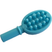 LEGO Medium azuurblauw Hairbrush met Hart (93080)