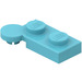 LEGO Medium azuurblauw Scharnier Plaat 1 x 4 Top (2430)