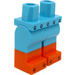 LEGO Medium Azure Hips and Legs with Orange Boots, Black Rivets on Belt and Toes (73200)