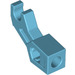 LEGO Medium azuurblauw Mechanisch Arm met dikke ondersteuning (49753 / 76116)