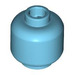 LEGO Medium Azure Minifigure Head (Safety Stud) (3626 / 88475)