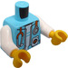 LEGO Středně azurová Ocean Explorer - Minifigurka Trup (973 / 76382)