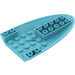 LEGO Medium azuurblauw Vliegtuig Onderzijde 6 x 10 x 1 (87611)