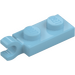 LEGO Mittleres Azure Platte 1 x 2 mit Horizontaler Clip auf Ende (42923 / 63868)