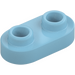 LEGO Medium Azure Plate 1 x 2 with Rounded Ends and Open Studs (35480)