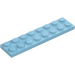 LEGO Medium asurblå Plate 2 x 8 (3034)