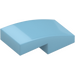LEGO Medium Azure Backe 1 x 2 Böjd (11477)