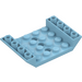 LEGO Medium Azure Slope 4 x 6 (45°) Double Inverted with Open Center without Holes (30283 / 60219)