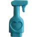 LEGO Medium azuurblauw Spray Fles met Hart Design (92355)