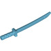 LEGO Mittleres Azure Schwert mit Square Guard und Capped Pommel (Shamshir) (21459)