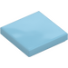 LEGO Medium Azure Tile 2 x 2 with Groove (3068)