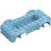 LEGO Medium Azure Vehicle Base with Same Color Wheel Holders (11650 / 12622)