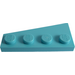 LEGO Medium azuurblauw Wig Plaat 2 x 4 Vleugel Rechtsaf (41769)