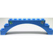 LEGO Bleu moyen Arche
 1 x 12 x 3 avec Argent Stars Autocollant Arche non surélevée (6108)