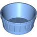 LEGO Medium Blue Barrel 4.5 x 4.5 without Axle Hole (4424)