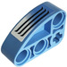 LEGO Medium Blue Beam 1 x 2 x 3 Bent 90 Degrees Quarter Ellipse with Air Vent (Left) Sticker (71708)